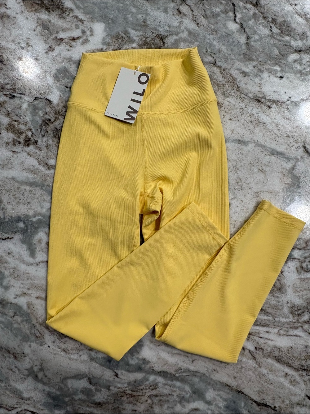 Willow Yellow High-Waist Leggings